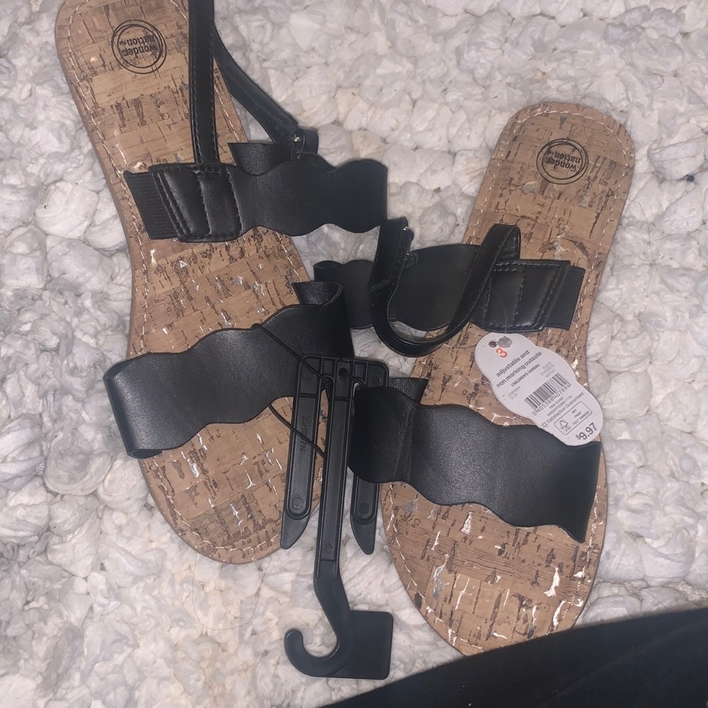 Black sandals